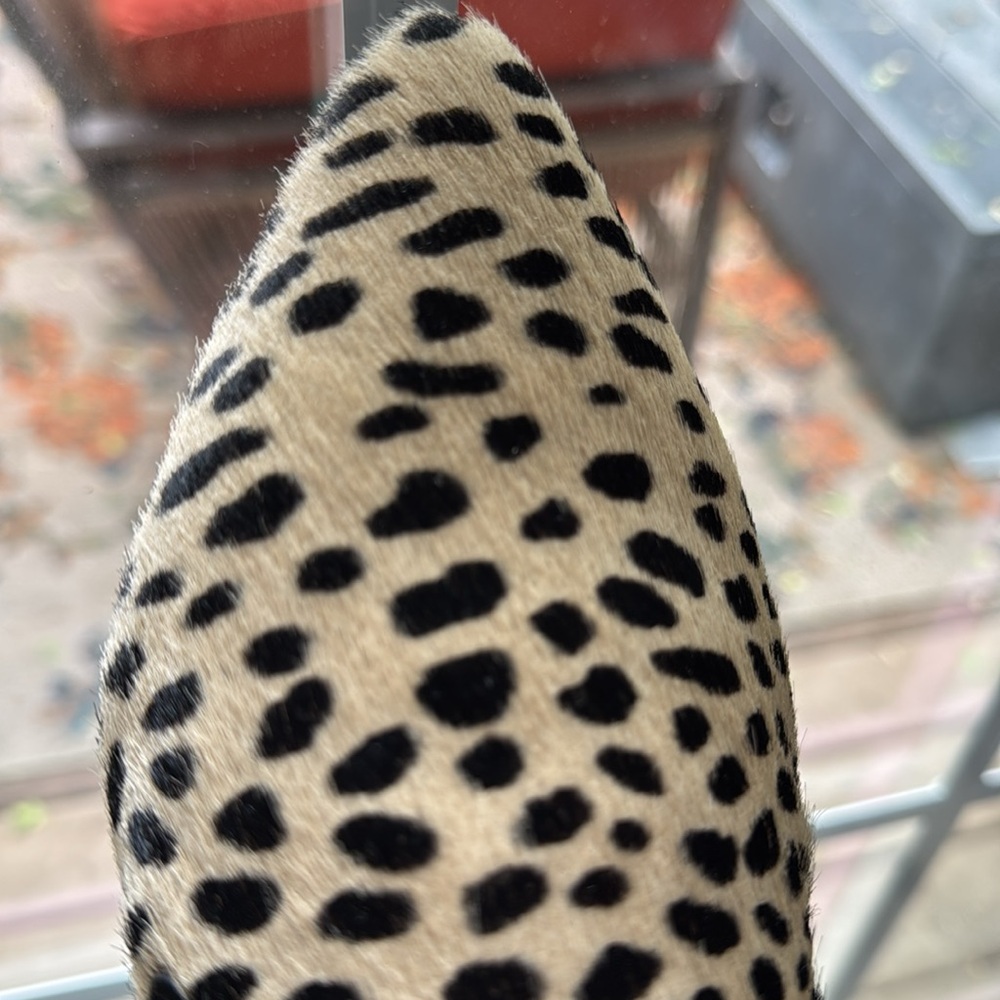 Jenni Kayne Pony Hair Animal Print mules - Picture 4 of 4